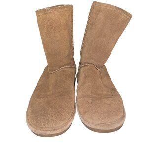 Bearpaw Womens Suede Shearling Lined Winter Boots Size 10